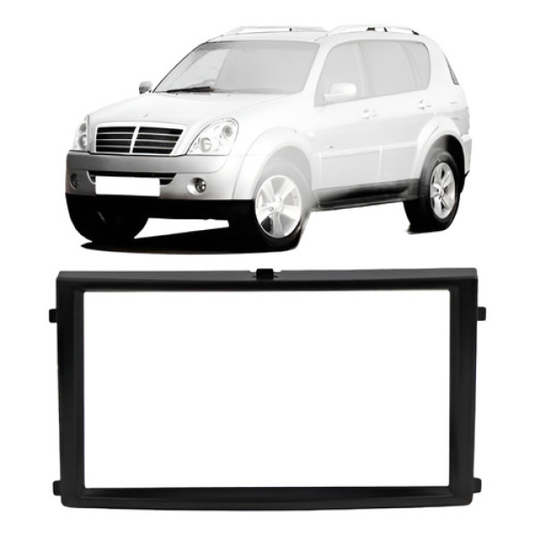 Moldura Painel 2 Din Multimídia Dvd Rextron 2006 À 10 Cx001