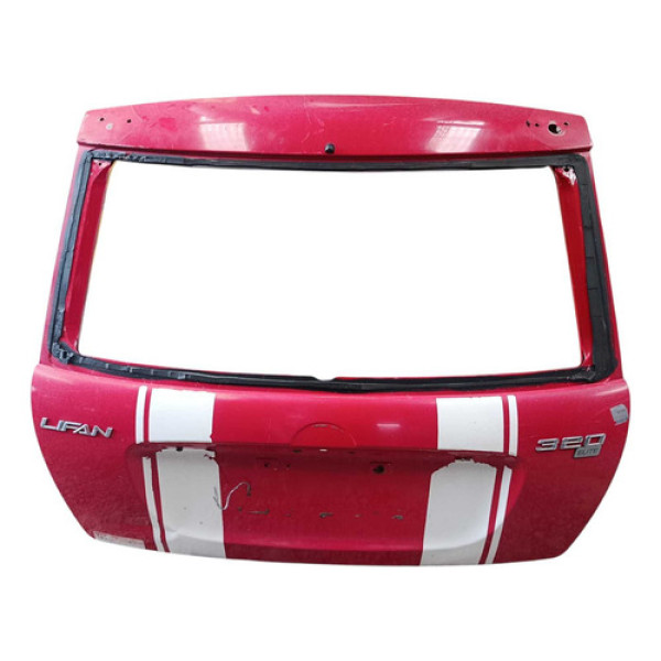 Tampa Traseira Porta Malas Lifan 320 2010 2011 2012 2013 Vermelho