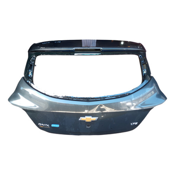 Porta Traseira Tampa Onix Hatch 2013 Á 2019 Com Furo Detalhe Preto