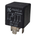 Relé Auxiliar Duplo 2x25a 12 Volts 
