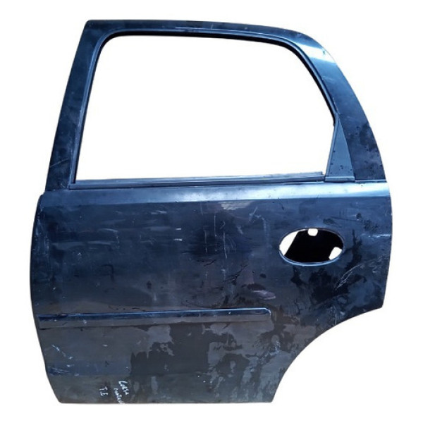 Porta Traseira Esquerda Corsa Montana 2005 À 2012 Traseira Esquerda Preto