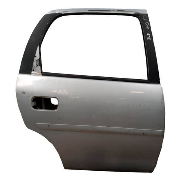 Porta Traseira Direita Corsa 2001 Á 2013 Traseira Direito Prateado