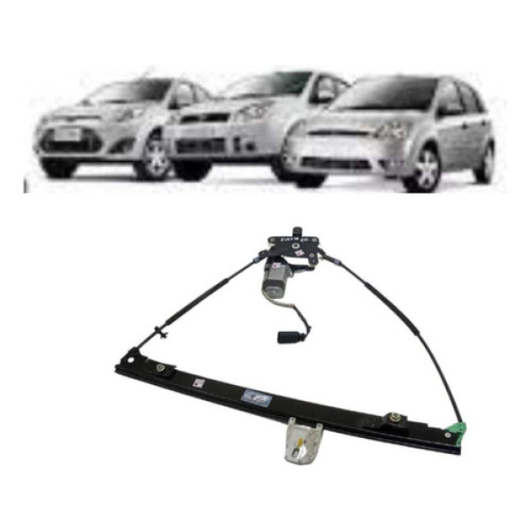 Maquina Vidro Dianteira Esquerda Ford Fiesta 2004 À 13