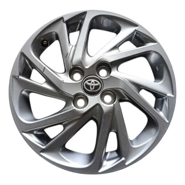 Roda Liga Leve Aro 15 4 Furo 4x100 Mm Yaris 18 A 2024 ~detal Cinza