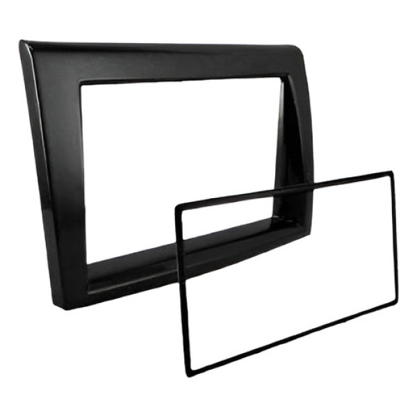 Moldura Painel 2din Multimídia Mp5 Fiat Bravo Preta Cx001 