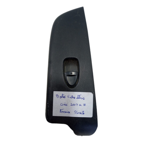 Botão Vidro Elétrico Traseiro Direito New Civic 2007 A 2011