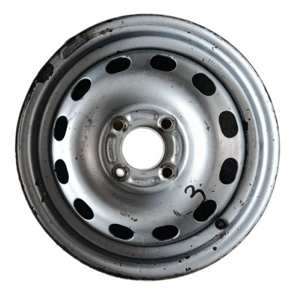 Roda Ferro Aro 14 4x108 Mm Courier 2007 A 2012 ~3 Branca
