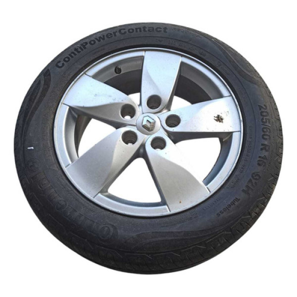 Roda Pneu Aro16 205/60 R16 Fluence 2011 À 2015 (pneu Ruim)