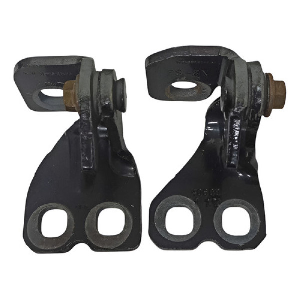 Par Dobradiças Porta Dianteira Esquerda Argo 2017 À 2022