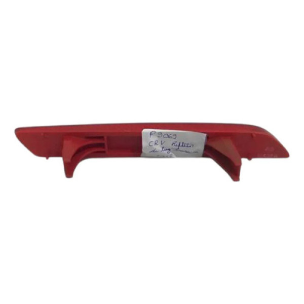 Refletor Olho Gato Para-choque Traseiro Esquerdo Crv 2007 Vermelho