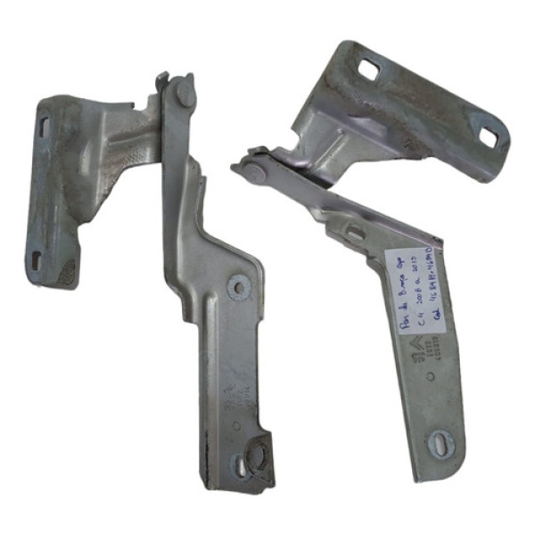 Par De Braço De Dobradiça Do Capô Citroën C4 2008 A 2013