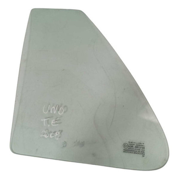 Vidro Fixo Vigia Traseiro Esquerdo Uno 2006 À 2008