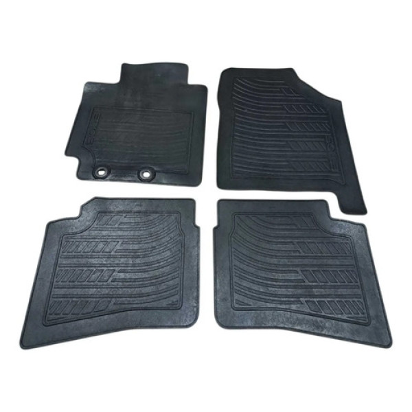 Kit Jogo Tapete Automotivo Borracha Etios 2013 A 2016 Cinza