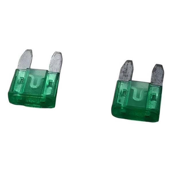 Kit C/ 2 Mini Fusíveis 30 (verde)