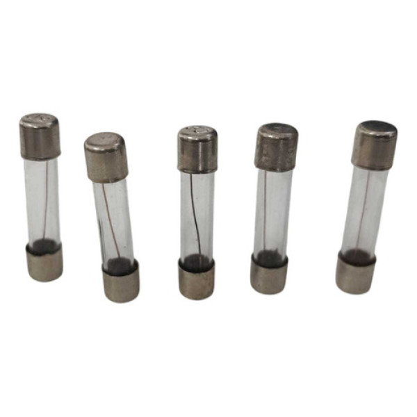 Kit C/ 5  Modulo Fusíveis Vidro 30 Amperes