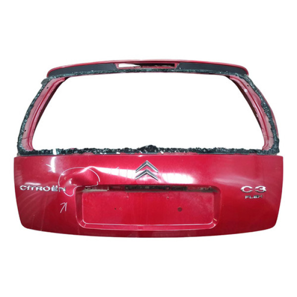 Porta Traseira Tampa C3 2006 À 2012 ~detalhe