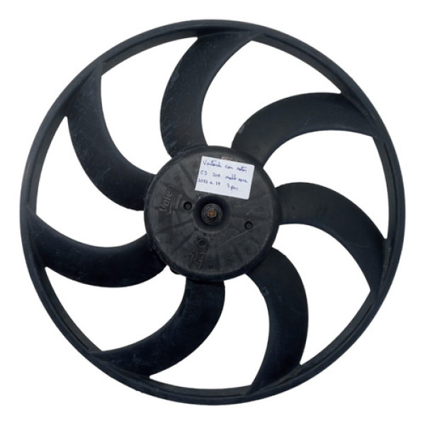 Ventoinha Com Motor Peugeot Citroën C3 208 2013 A 2019 