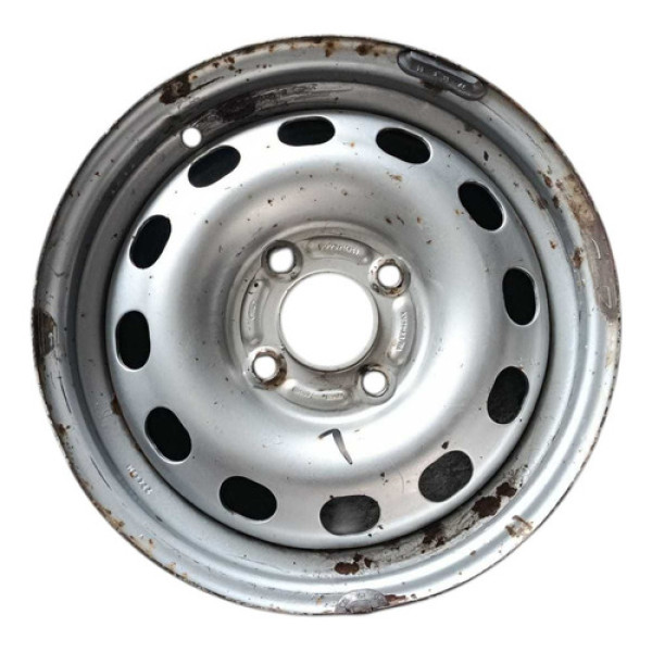 Roda Ferro Aro 14 4x108 Mm Courier 2007 A 2012 ~1 Branca