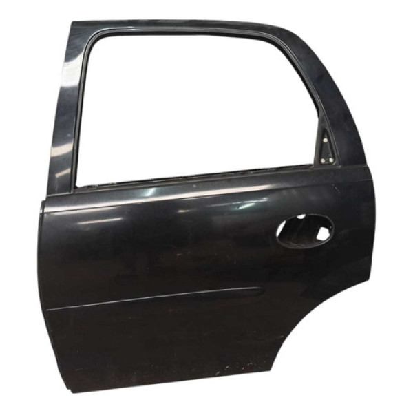 Porta Traseira Esquerda Corsa Montana 2002 À 2012 Traseira Esquerdo Preto