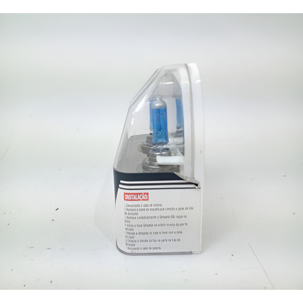 Par Lampadas Super Branca Tipo Xenon H7 Plasma Blue Cx027