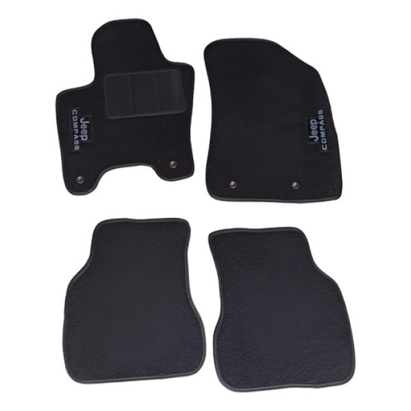 Jogo Tapete 4 Peças Jeep Compass 2017 À 2023 ~regi