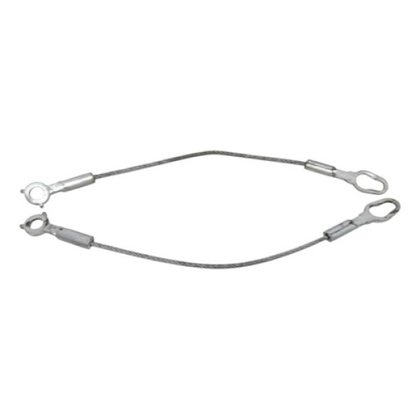 Par Cabo Aço Tampa Caçamba Courier 2005