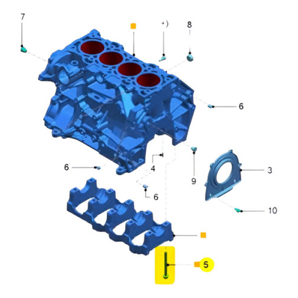 Kit Parafusos Mancal Fusion 2.0 Turbo Ecoboost ~dener