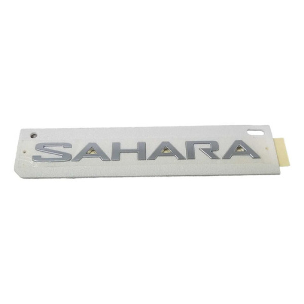 Emblema Para-lama Dianteiro Jeep Wrangler Sahara Cx235   Prateado
