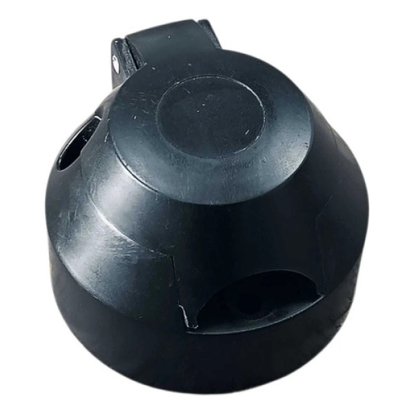 Tomada Elétrica 12v 6p Plástico Fêmea Preta