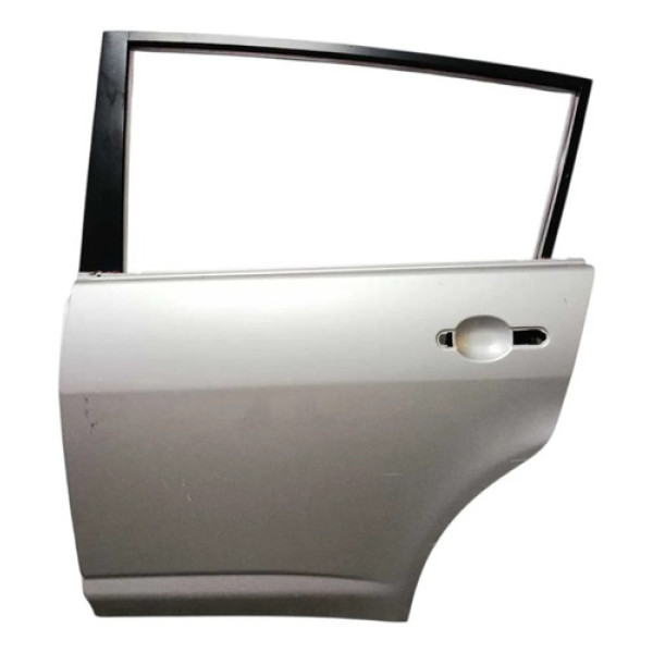 Porta Traseira Esquerda Tiida 2008 2009 2010 2011 2012 Traseira Esquerda Prata