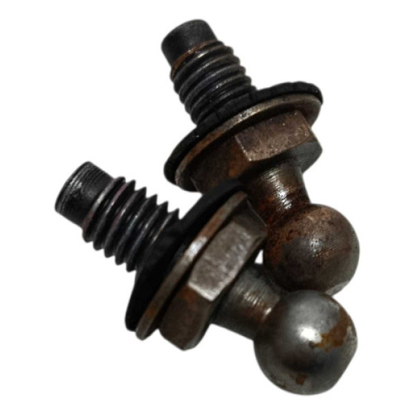 Par Pino Parafuso Amortecedor Tampa Traseira Lifan 320 2011 Cromado