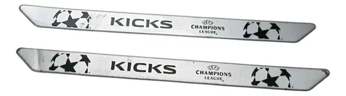 Par Friso Soleira Porta Diante Kicks Versão Champions League Cinza